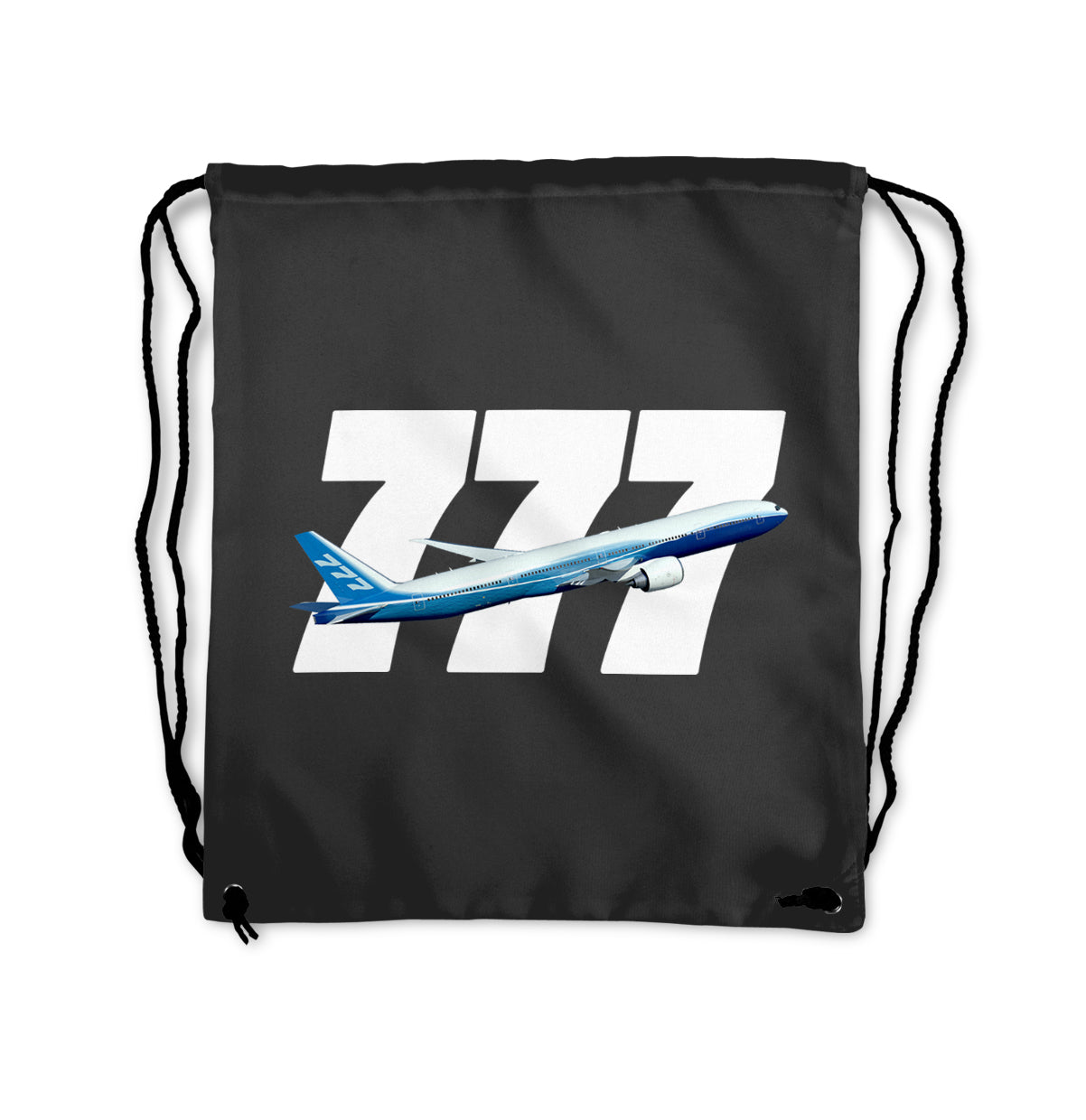 Super Boeing 777 Designed Drawstring Bags