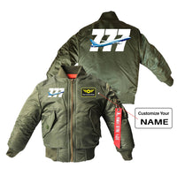 Thumbnail for Super Boeing 777 Designed Children Bomber Jackets
