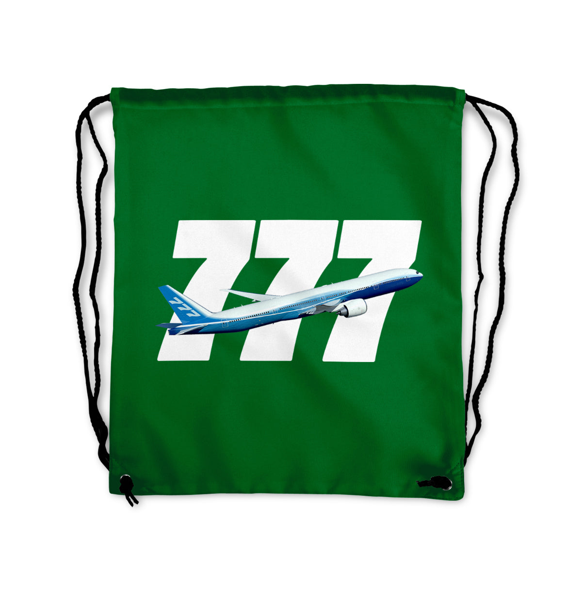 Super Boeing 777 Designed Drawstring Bags