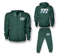 Thumbnail for Super Boeing 777 Designed Zipped Hoodies & Sweatpants Set