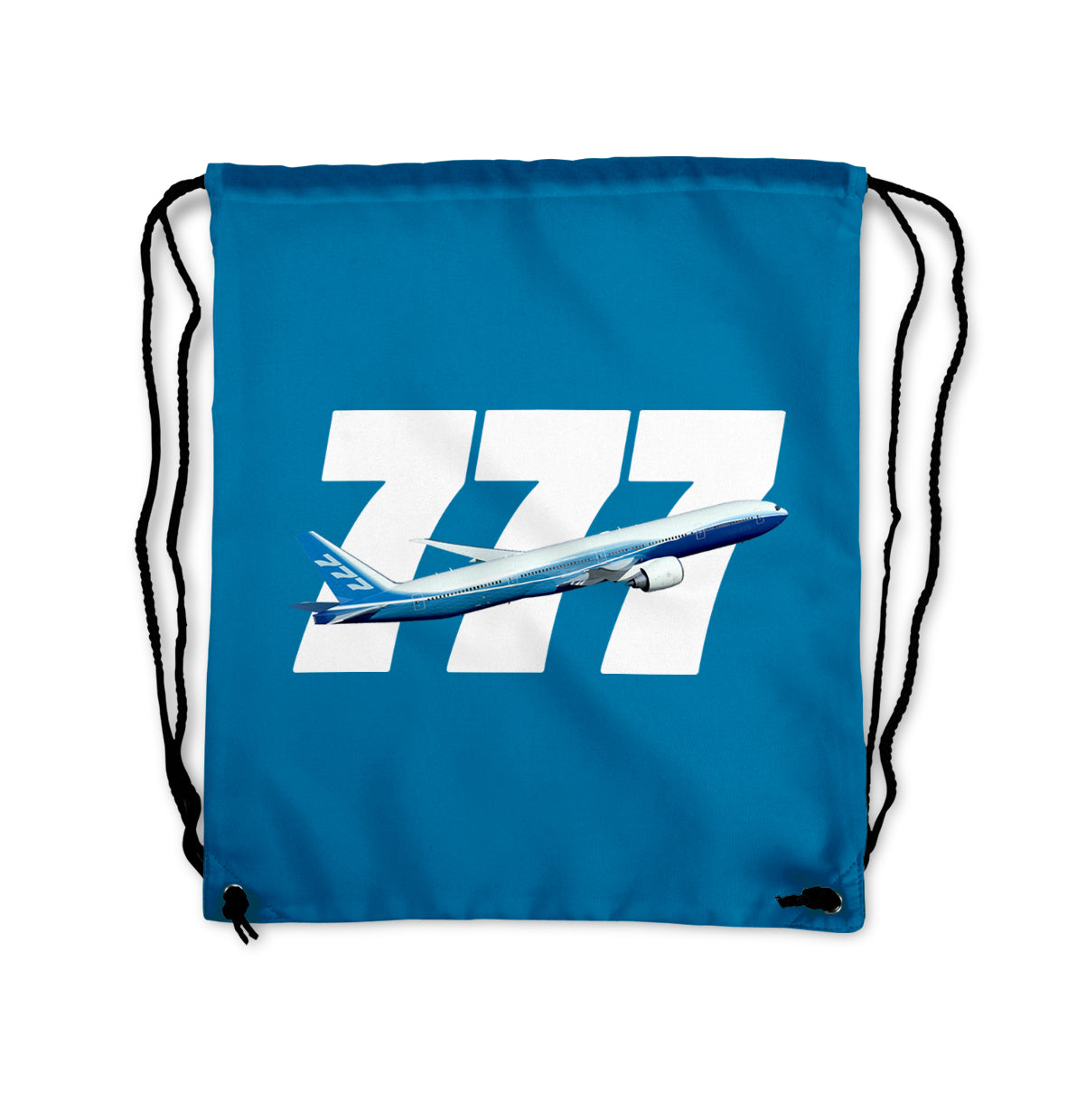 Super Boeing 777 Designed Drawstring Bags