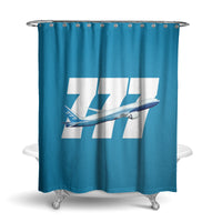 Thumbnail for Super Boeing 777 Designed Shower Curtains