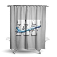 Thumbnail for Super Boeing 777 Designed Shower Curtains
