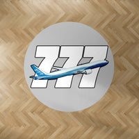 Thumbnail for Super Boeing 777 Designed Carpet & Floor Mats (Round)