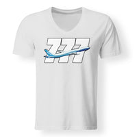 Thumbnail for Super Boeing 777 Designed V-Neck T-Shirts
