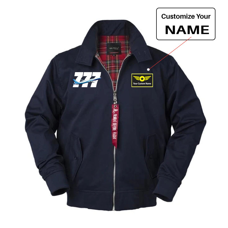 Super Boeing 777 Designed Vintage Style Jackets