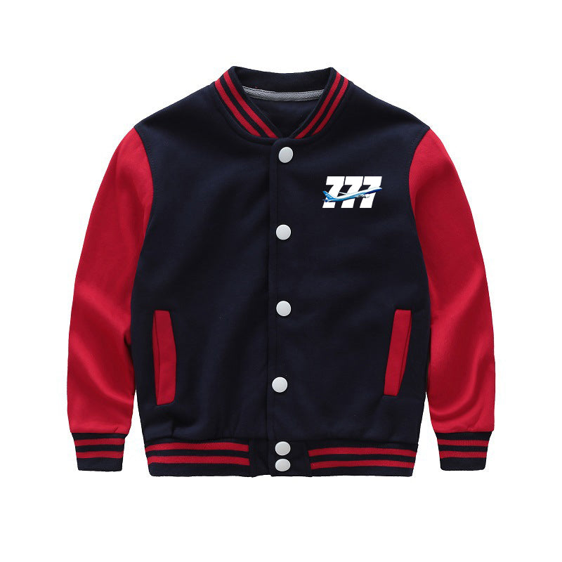 Super Boeing 777 Designed "CHILDREN" Baseball Jackets