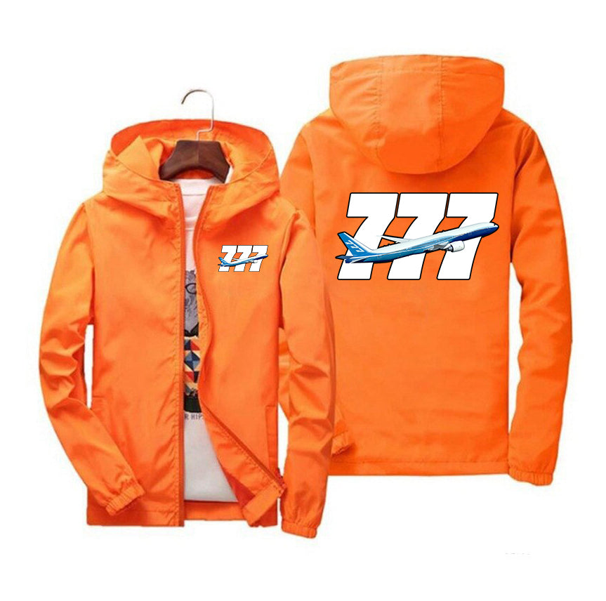 Super Boeing 777 Designed Windbreaker Jackets