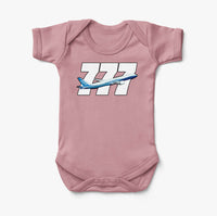 Thumbnail for Super Boeing 777 Designed Baby Bodysuits