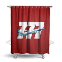 Thumbnail for Super Boeing 777 Designed Shower Curtains