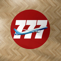 Thumbnail for Super Boeing 777 Designed Carpet & Floor Mats (Round)