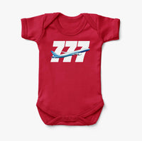 Thumbnail for Super Boeing 777 Designed Baby Bodysuits