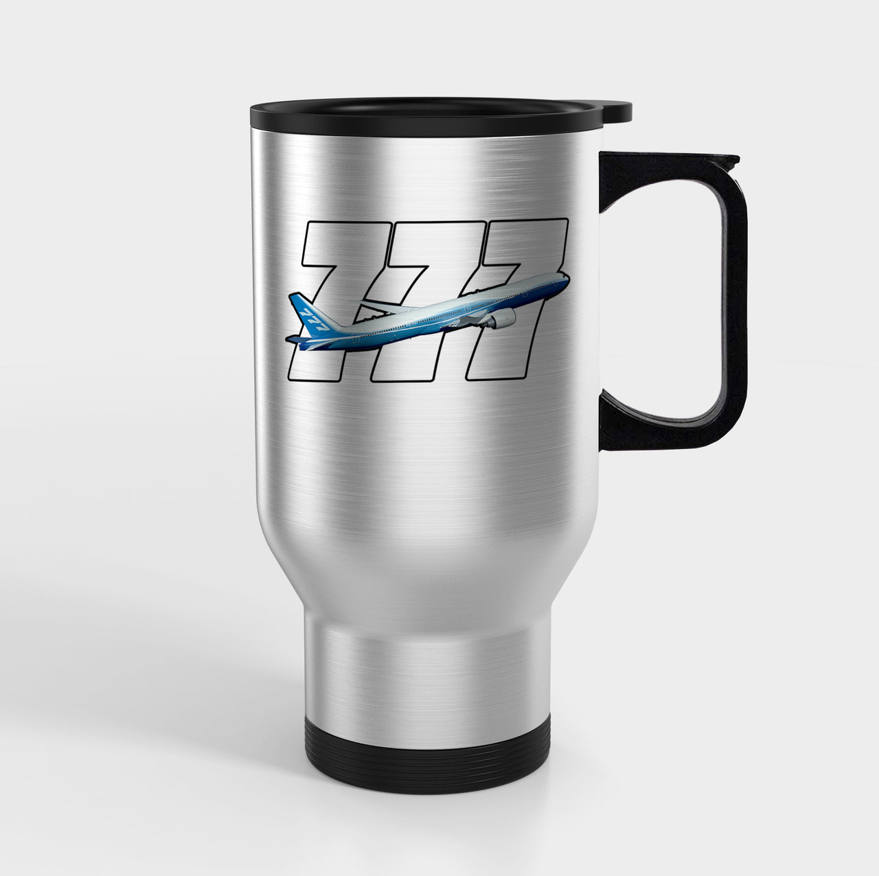 Super Boeing 777 Designed Travel Mugs (With Holder)