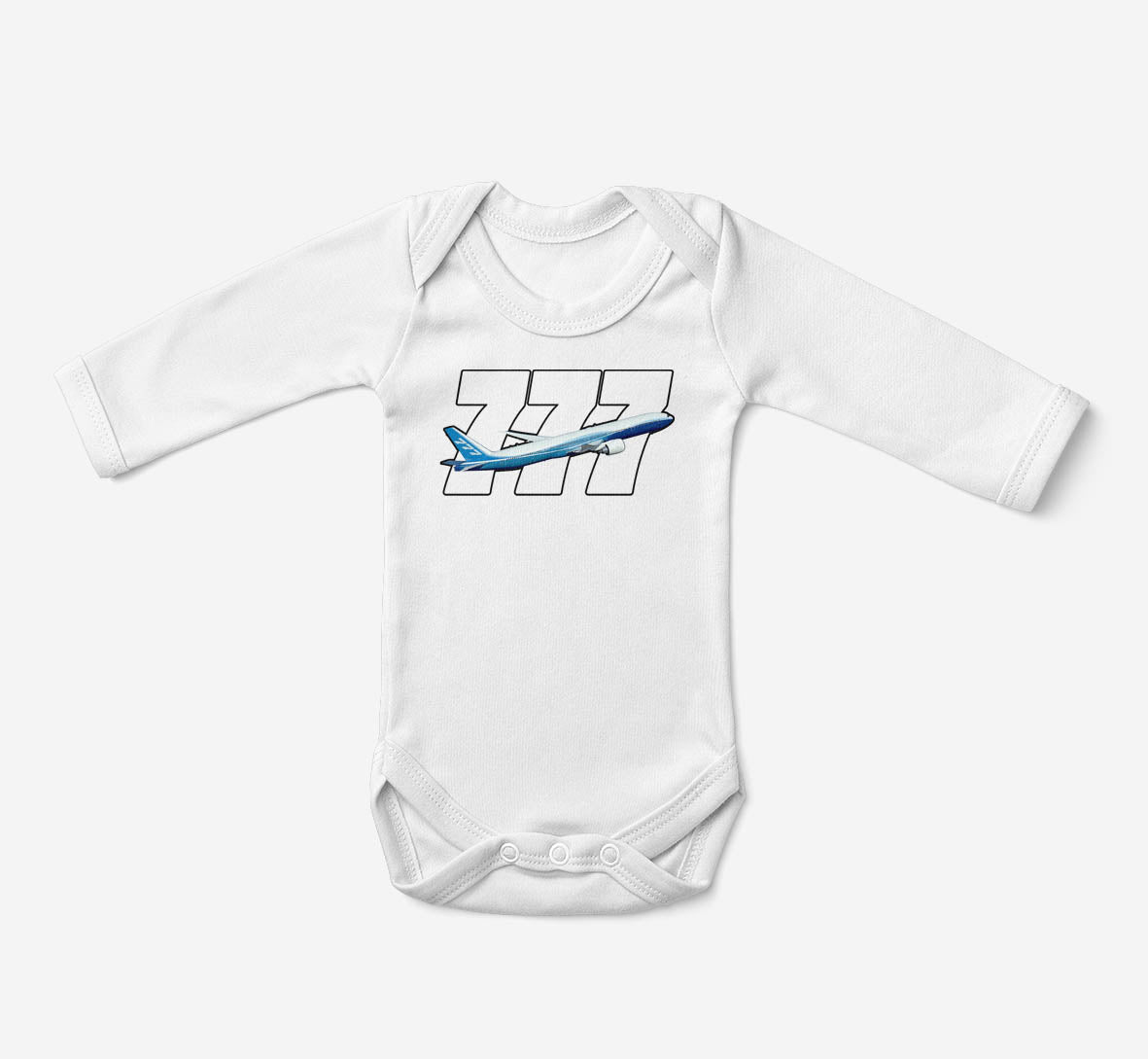 Super Boeing 777 Designed Baby Bodysuits