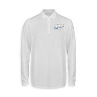 Thumbnail for Super Boeing 777 Designed Long Sleeve Polo T-Shirts