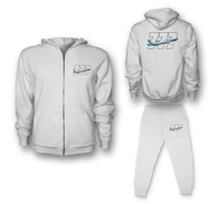 Thumbnail for Super Boeing 777 Designed Zipped Hoodies & Sweatpants Set