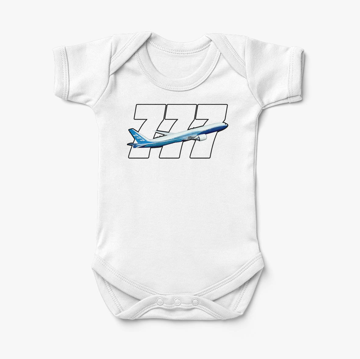 Super Boeing 777 Designed Baby Bodysuits
