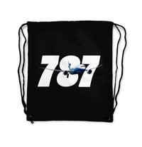 Thumbnail for Super Boeing 787 Designed Drawstring Bags