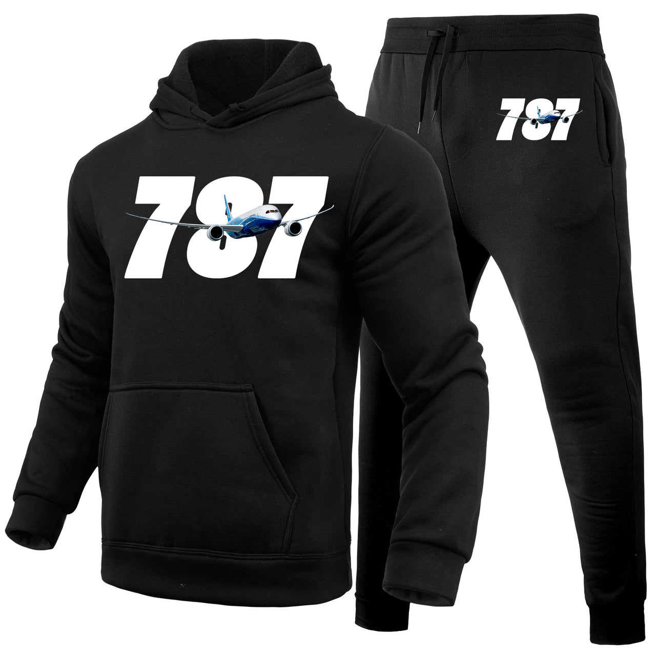 Super Boeing 787 Designed Hoodies & Sweatpants Set