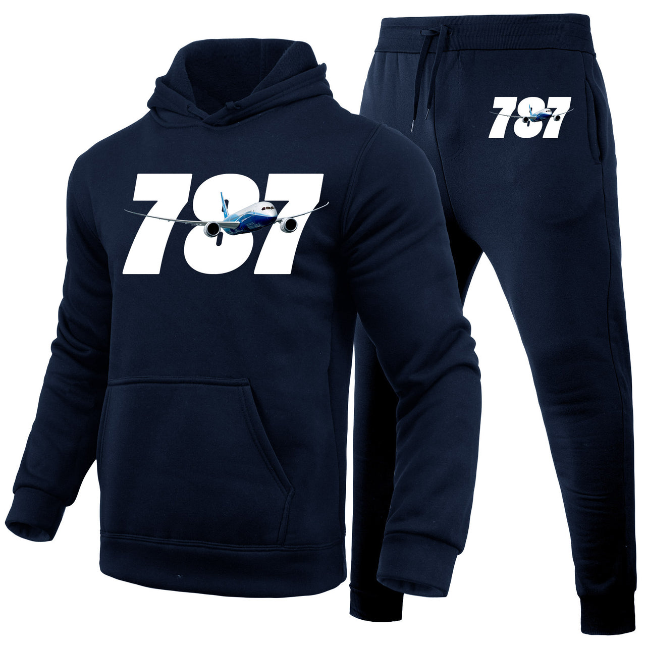 Super Boeing 787 Designed Hoodies & Sweatpants Set
