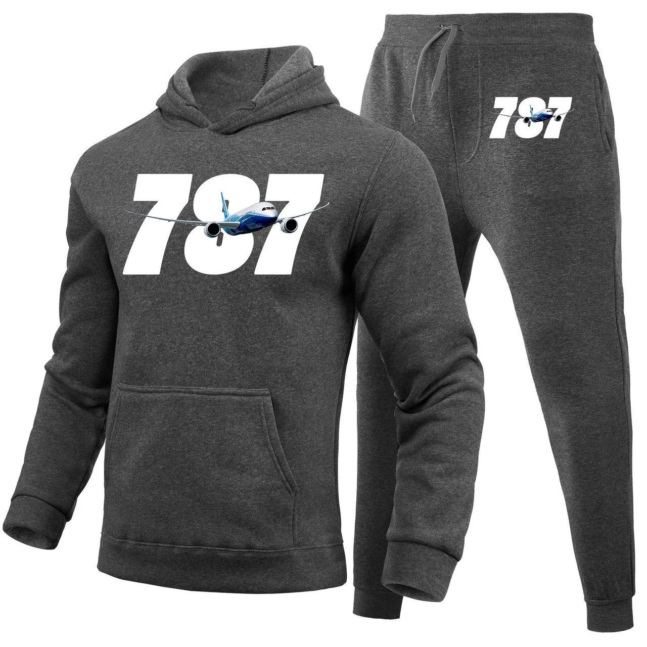 Super Boeing 787 Designed Hoodies & Sweatpants Set