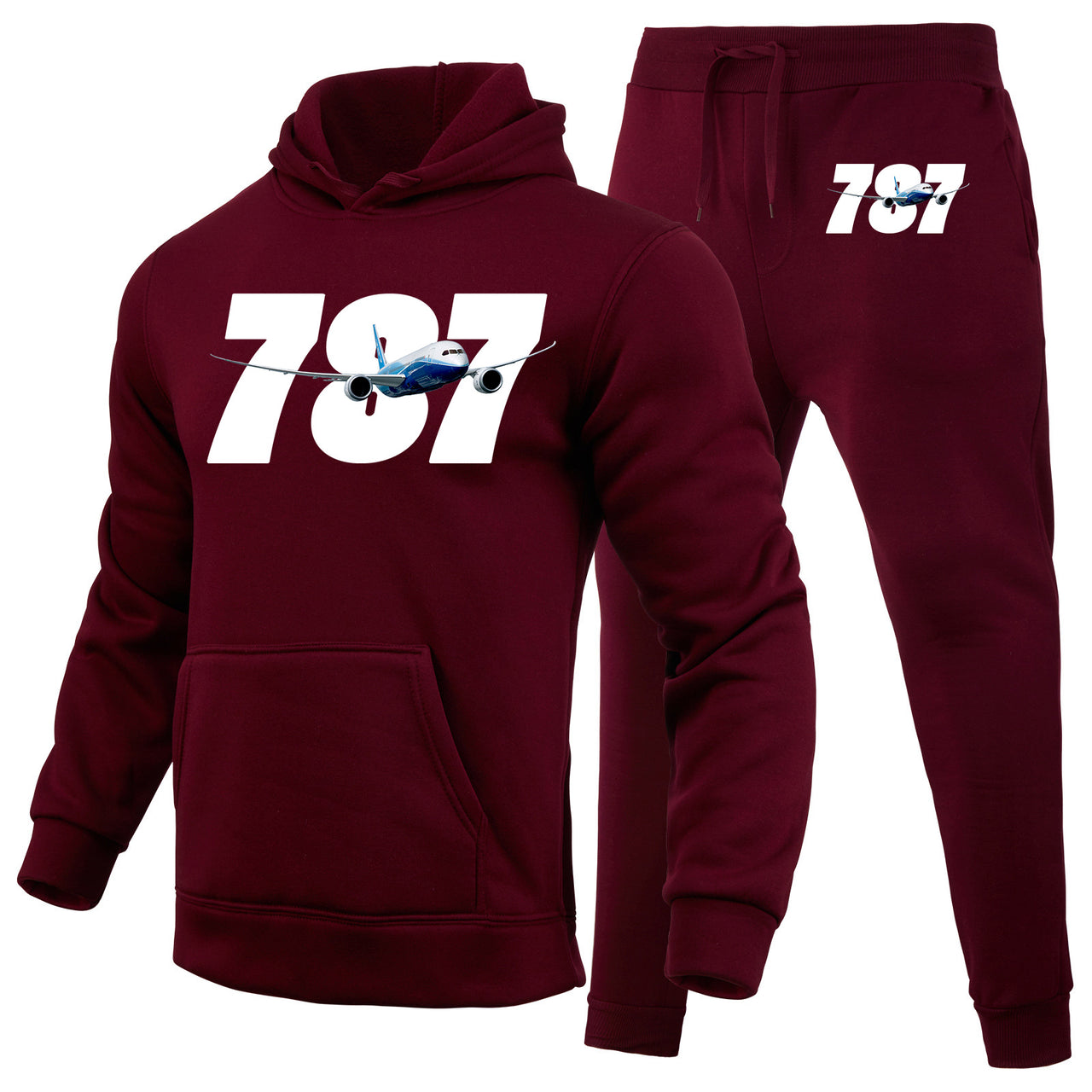Super Boeing 787 Designed Hoodies & Sweatpants Set