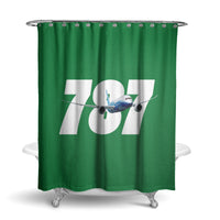 Thumbnail for Super Boeing 787 Designed Shower Curtains