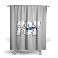 Thumbnail for Super Boeing 787 Designed Shower Curtains