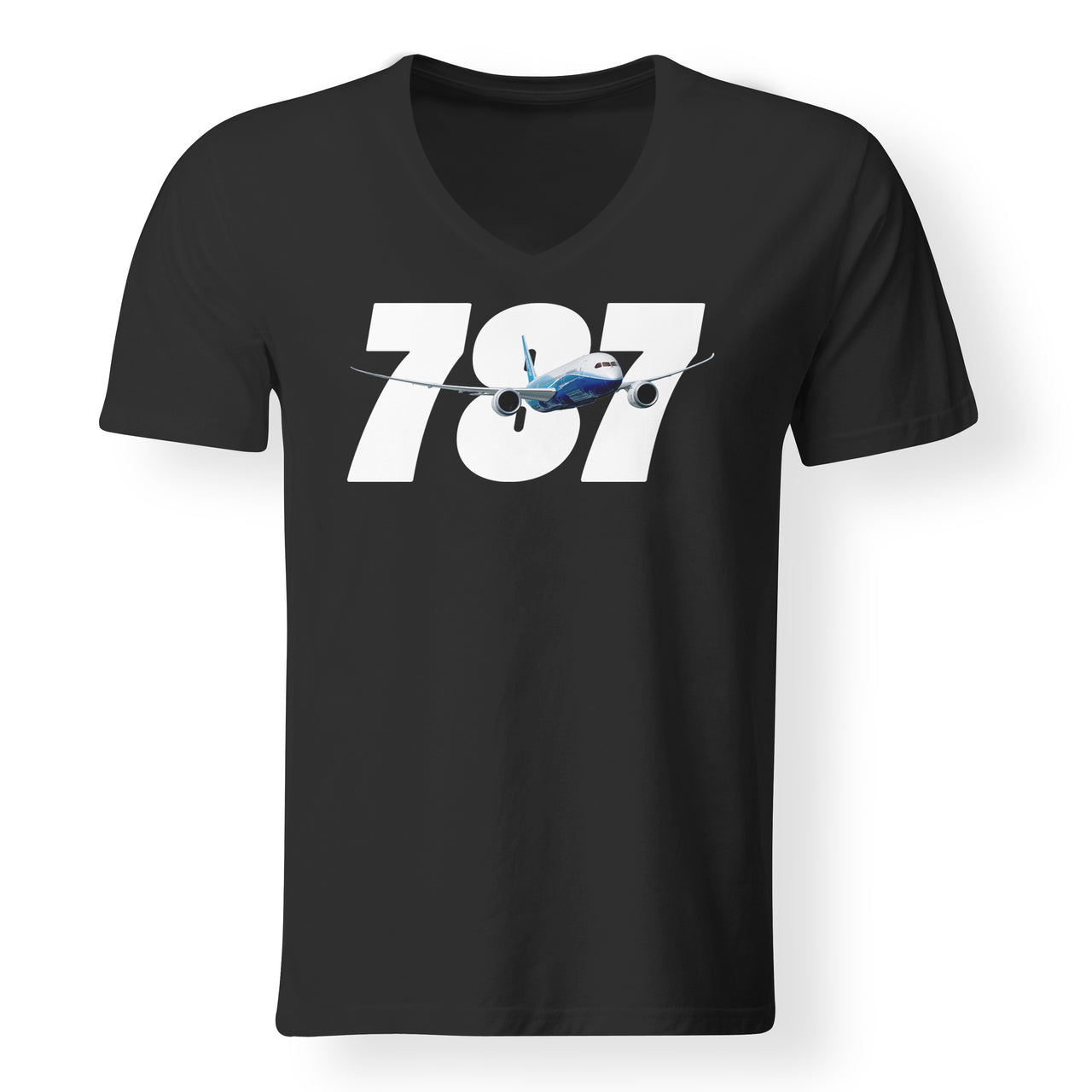 Super Boeing 787 Designed V-Neck T-Shirts