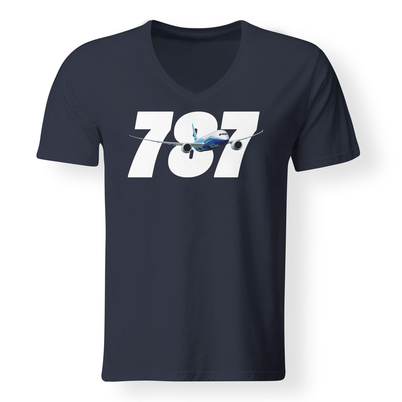 Super Boeing 787 Designed V-Neck T-Shirts