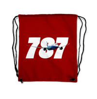 Thumbnail for Super Boeing 787 Designed Drawstring Bags