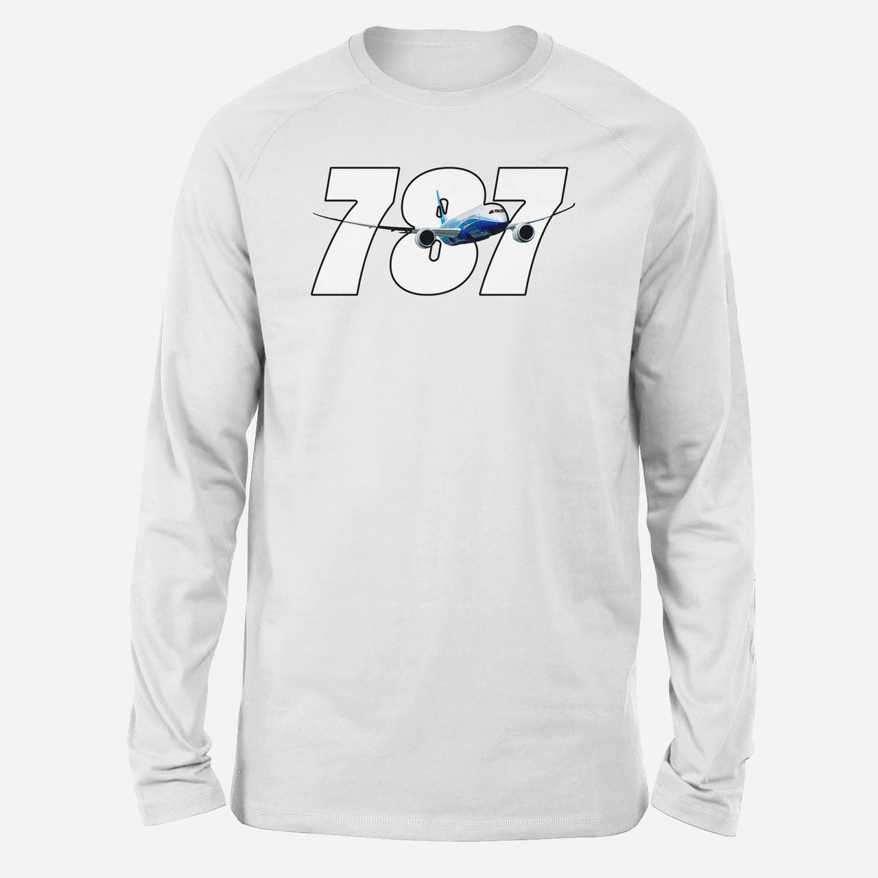 Super Boeing 787 Designed Long-Sleeve T-Shirts