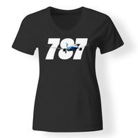 Thumbnail for Super Boeing 787 Designed V-Neck T-Shirts