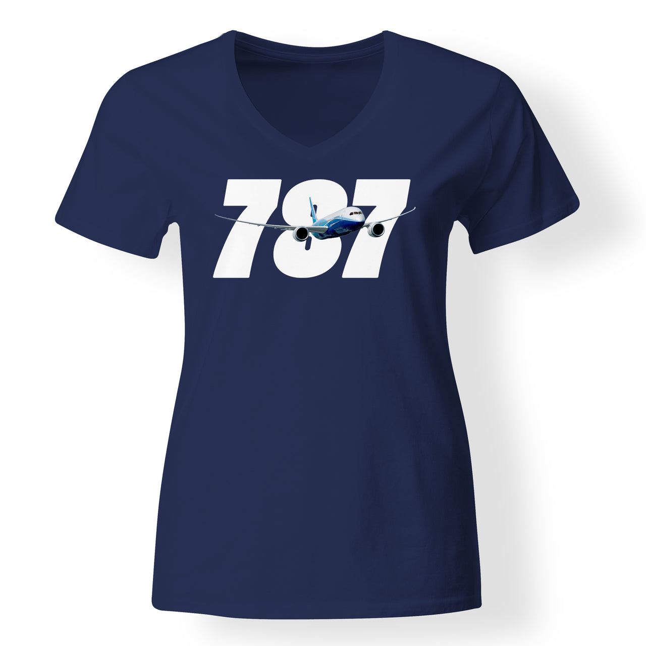 Super Boeing 787 Designed V-Neck T-Shirts