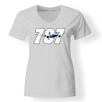 Thumbnail for Super Boeing 787 Designed V-Neck T-Shirts