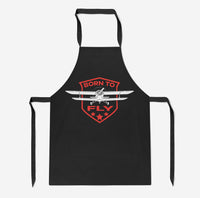 Thumbnail for Super Born To Fly Designed Kitchen Aprons