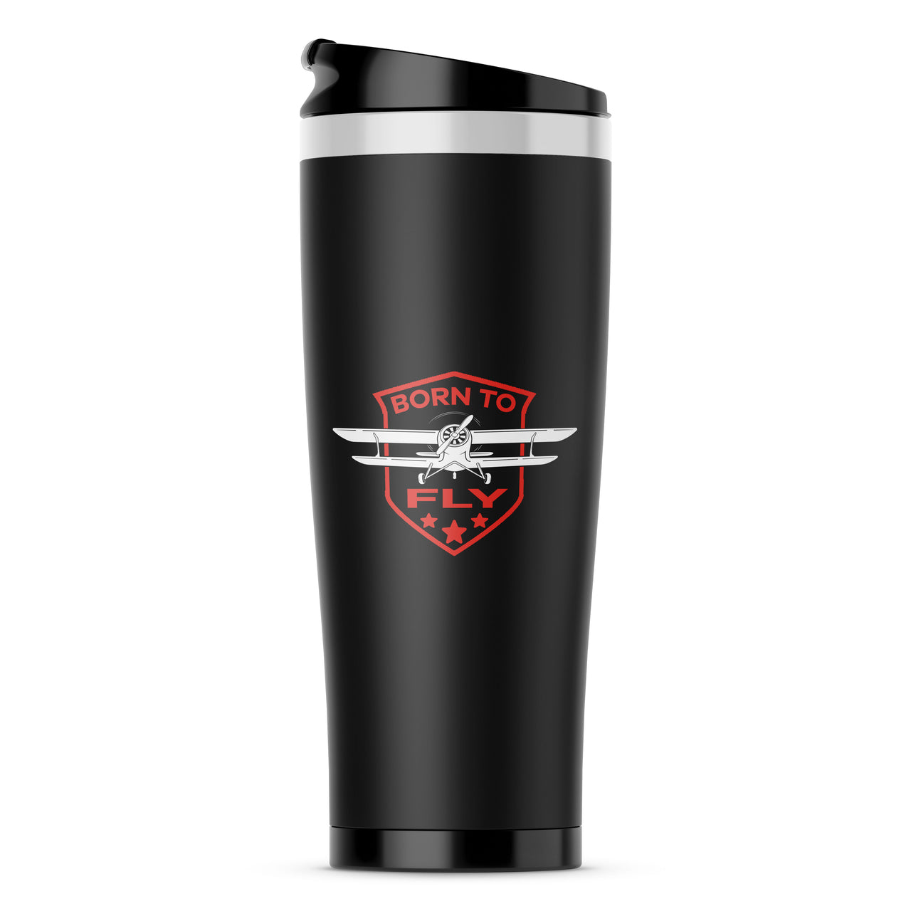 Super Born To Fly Designed Travel Mugs