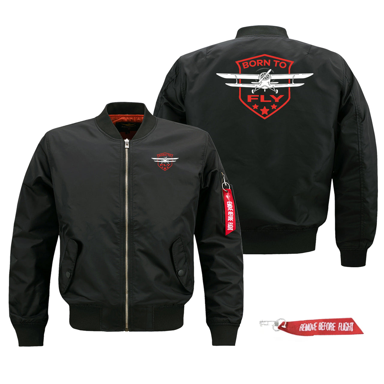 Super Born To Fly Designed Pilot Jackets (Customizable)
