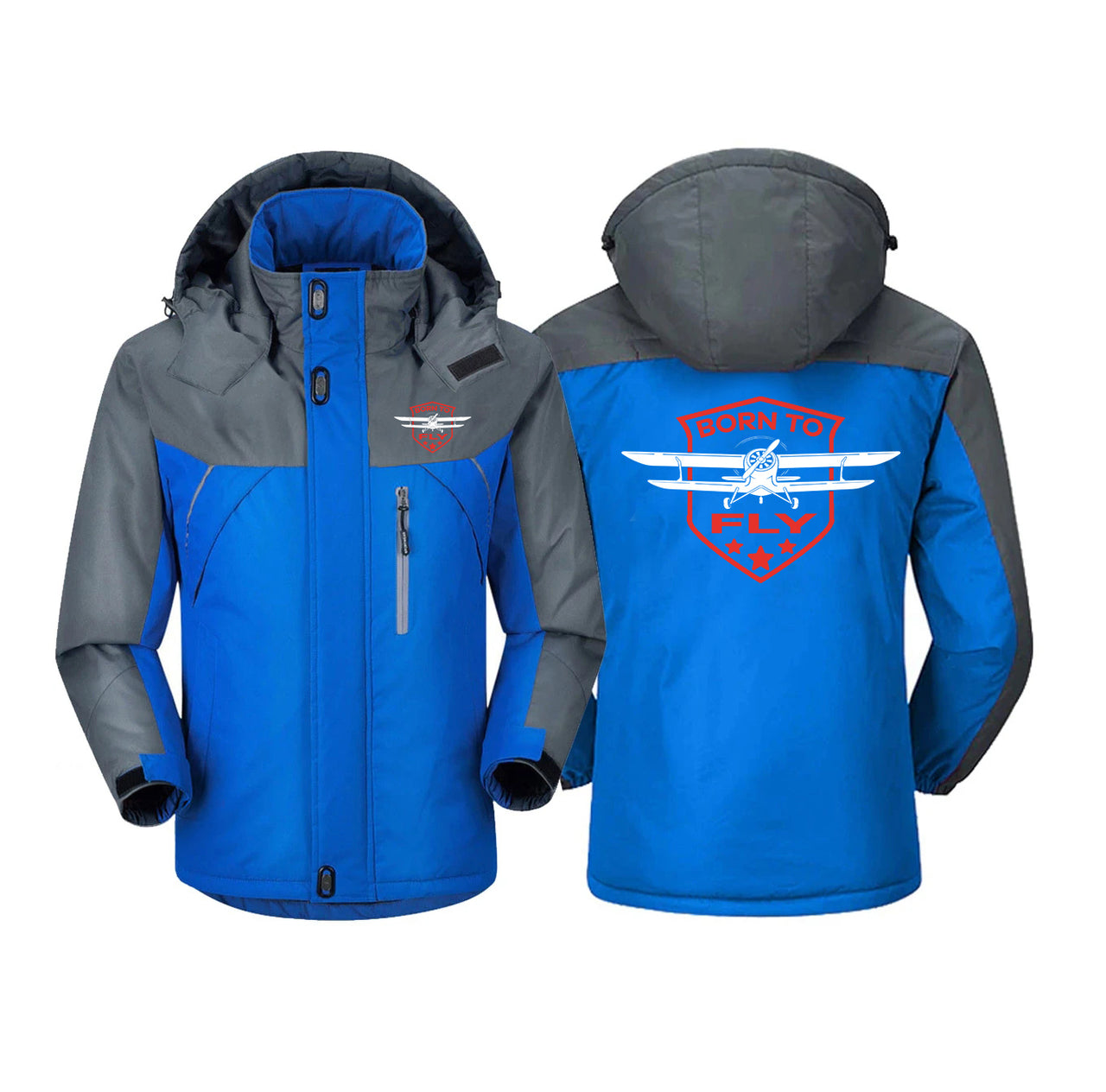 Super Born To Fly Designed Thick Winter Jackets