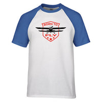 Thumbnail for Super Born To Fly Designed Raglan T-Shirts