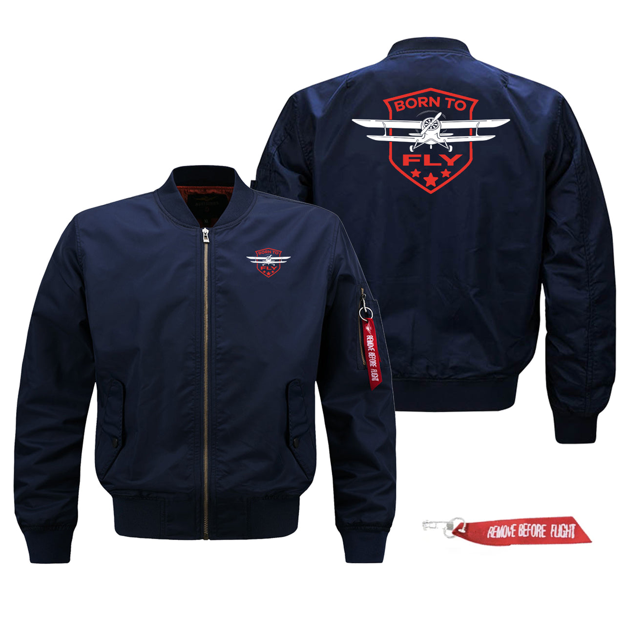 Super Born To Fly Designed Pilot Jackets (Customizable)