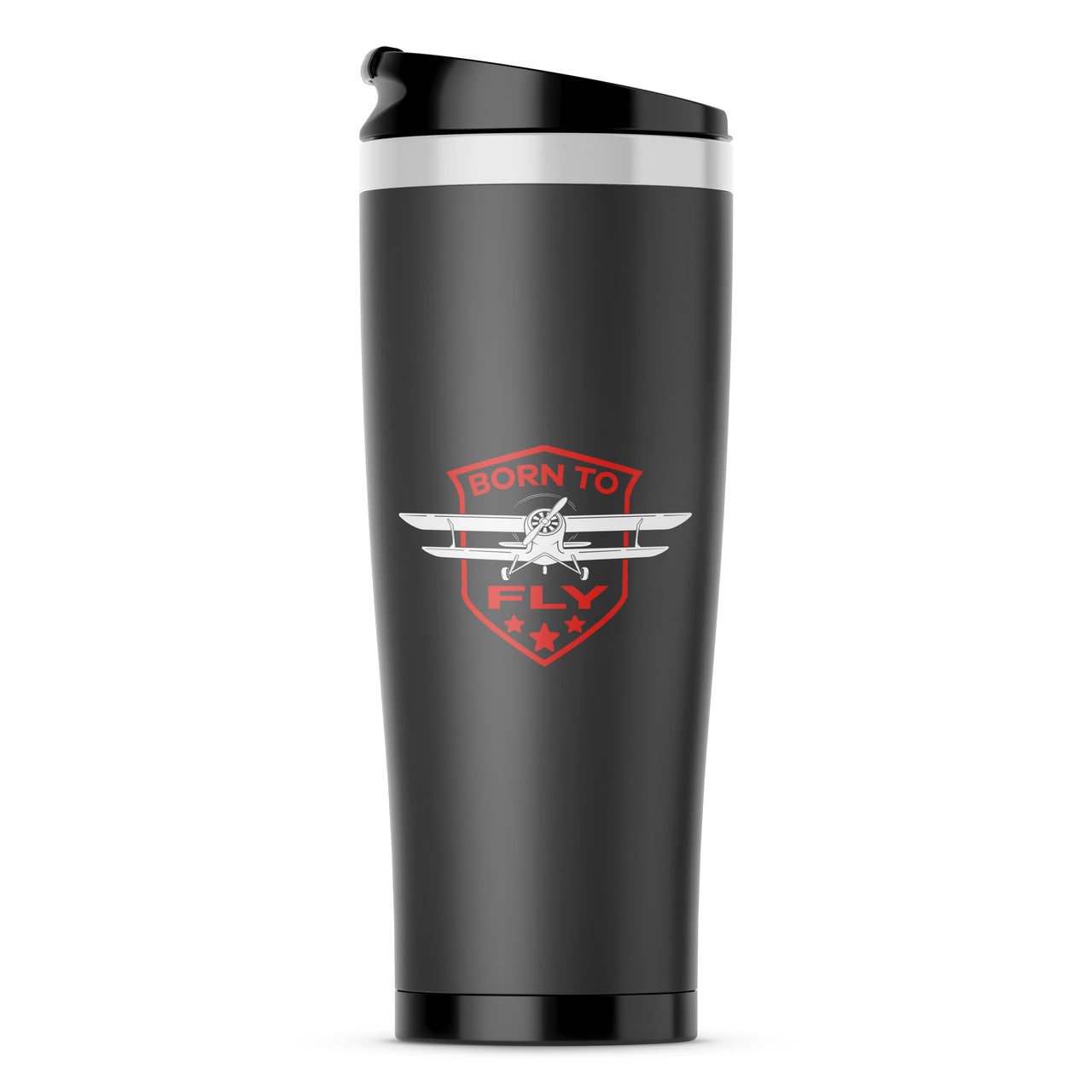 Super Born To Fly Designed Travel Mugs