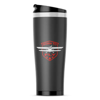 Thumbnail for Super Born To Fly Designed Travel Mugs