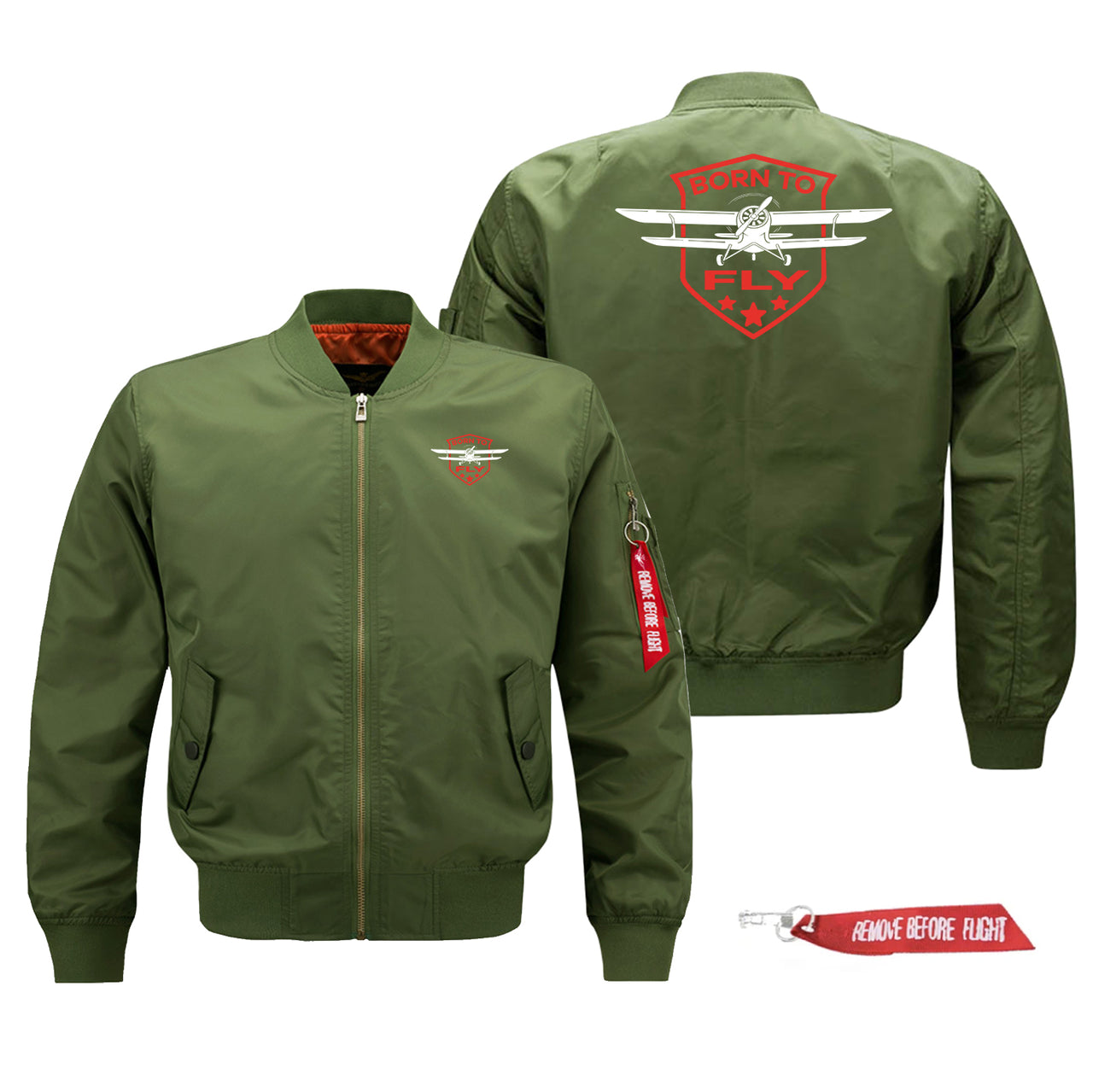 Super Born To Fly Designed Pilot Jackets (Customizable)