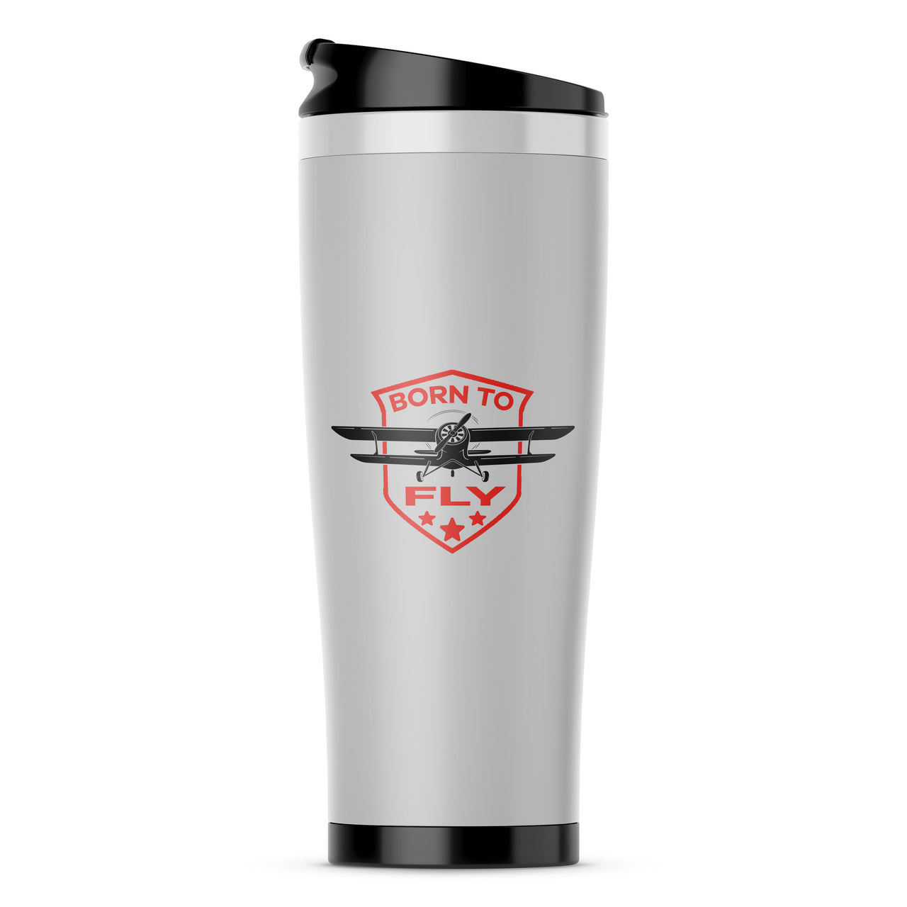 Super Born To Fly Designed Travel Mugs