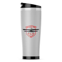 Thumbnail for Super Born To Fly Designed Travel Mugs