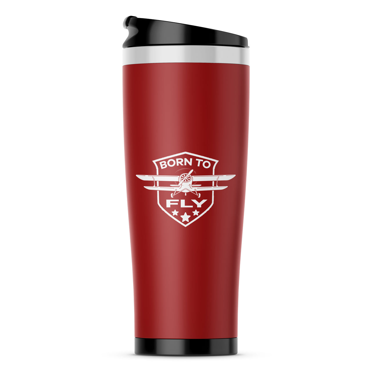 Super Born To Fly Designed Travel Mugs