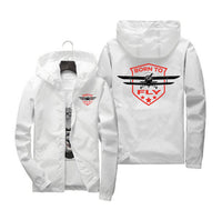Thumbnail for Super Born To Fly Designed Windbreaker Jackets