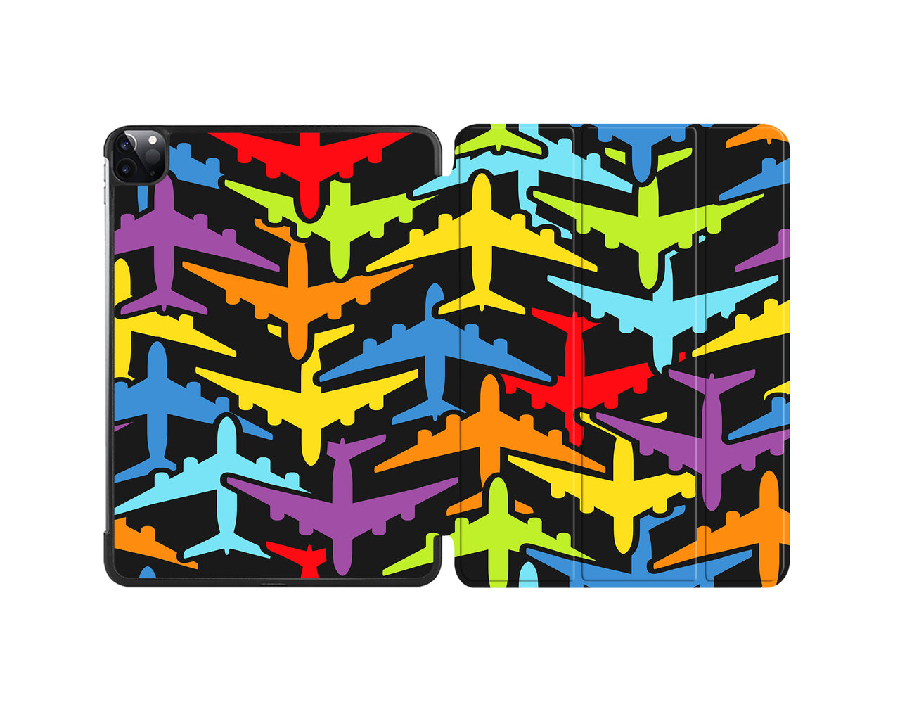 Super Colourful Airplanes Designed iPad Cases