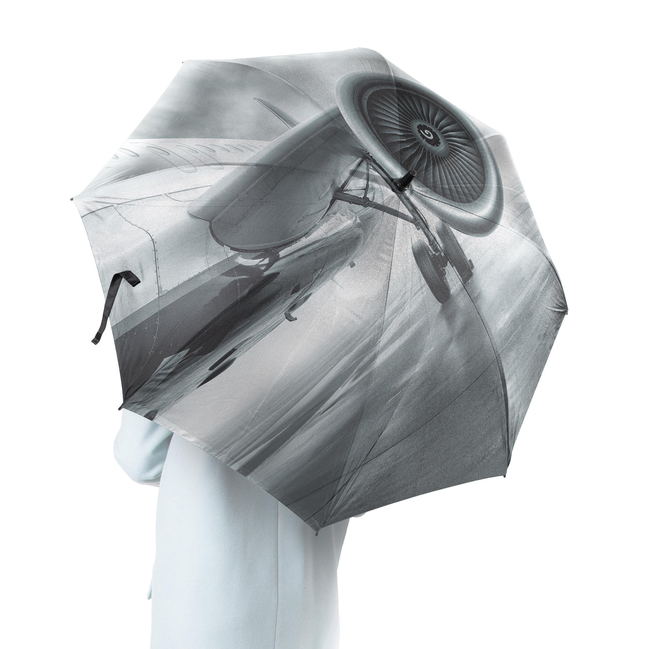 Super Cool Airliner Jet Engine Designed Umbrella